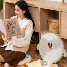 Almohada de Galleta Redonda Galleta de Peluche Realista de Alimentos Snack Asiento Cojín de Peluche de Juguete Prop Regalo Rosa
