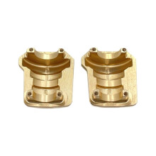 RC Car Upgrade Brass Rear Axle Rear Cover Set for 1/10 TRX4 HUANGBO 1/10 R1001 R1002 R1003 RC Car Toy Parts