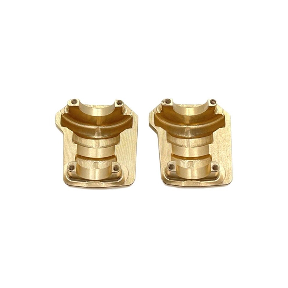 Rc Car Upgrade Brass Rear Axle Rear Cover Set For 1/10 Trx4 Huangbo 1/10 R1001 R1002 R1003 Rc Car Toy Parts 4711351736833