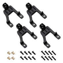 RC-Auto-Upgrades, Stoßdämpferhalterungs-KIT für 1/12 MN128 MN86 G500 RC-Auto-Upgrade-Teile, Schwarz