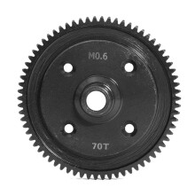 RC Biluppgradering High Speed Central Differential Housing Gear för  XV02 M0.6 70T 22050 RC Biluppgraderingsdelar