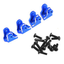 RC Auto Upgrade Onderste Stuurstang Bevestigingsstoel Kit voor LOSI 1/18 LMT 4X4 Geborsteld Truck RC Auto Upgrade Onderdelen Blauw