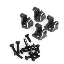 RC Auto Upgrade Onderste Stuurstang Bevestigingsstoel Kit voor LOSI 1/18 LMT 4X4 Geborsteld Truck RC Auto Upgrade Onderdelen Zwart