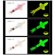 Sea Fishing Lure Soft Bait Squid Lead Heads Octopus Fake Bait Artificial Fish Bait Squid Bait Type A