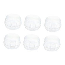 6pcs Clear Stove Knob Covers Child Safety Protection Removable Reusable Caps for Gas Cookers