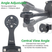 Deemount Road Bike Stem Extension Support Holder for  SL7/SL8 Bicycle Headlight Camera Bracket for WH B01B