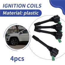 4pcs Ignition Coils for COMPASS 2016 2017 1.4L RENEGADE BU 500X 2014 Accessories 55269484 77910001