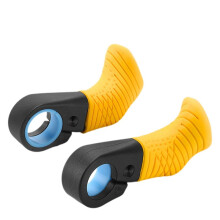 WEST BIKING MTB Ergonomic Thumb Support Grips Bicycle Small Auxiliary Handlebar Rest Grips Bike Accessories Yellow