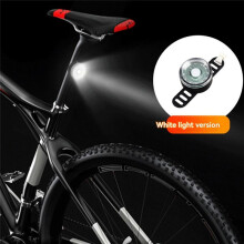 Red and White LED Cycling Lights Rechargeable Bike Light Set Flashlight USB Rechargeable Light