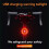 Red and White LED Cycling Lights Rechargeable Bike Light Set Flashlight USB Rechargeable Light 8