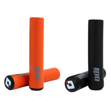 4x ODI MTB Bicycle Grip Silicone Handlebar Grips Shock-Absorbing Soft Mountain Bicycle Grip Orange & Black