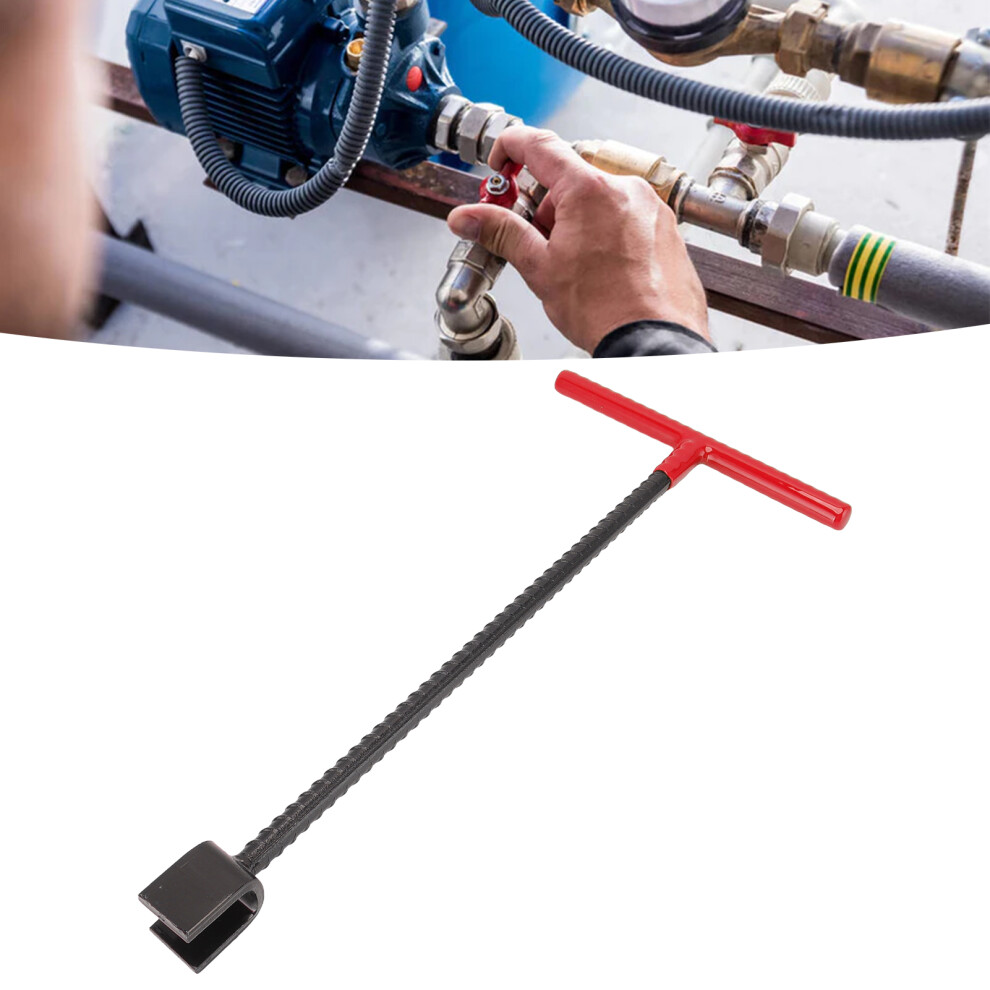Steel Water Meter Key Wrench 41X19.5cm Multifunctional Curb Tool 7631390215113