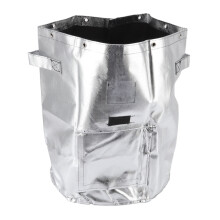 Silver Waterproof Grow Bag 26L for Vegetables & Flowers with Open Top Design