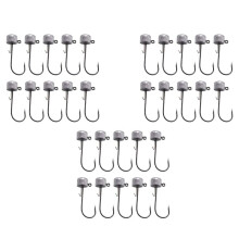 30Pcs Ned Rig Jig Finesse Mushroom Jig Heads for Soft Plastic Bait for Ned Rig Technique Lead Mushroom Jig A