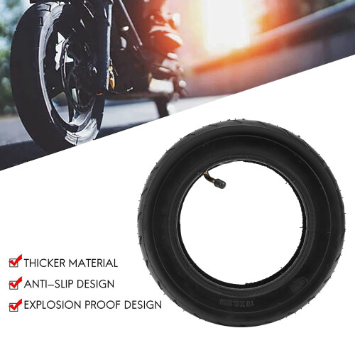 Pneu de Scooter EléTrico 10X2.125 com Tubo Interno de Scooter para Carro de Balanceamento de Scooter EléTrico Pneu Externo Interno de 10 Polegadas 2