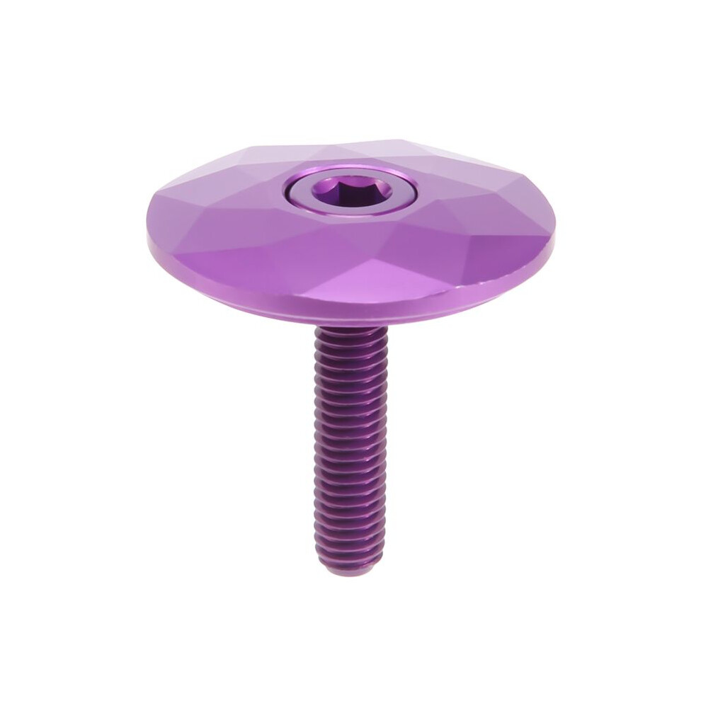 Bicycle Headset Cap Mtb Road Bike Stem Headset Top Cap Cover With Screw For 28.6Mm Fork Tube, Light 4712551331347