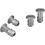 860200525 Ski Grip Rivet Kit for ,  Skis Ski Snowboard Replacement Accessories 1