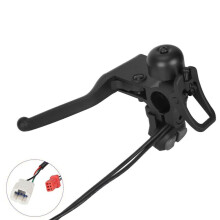 Handle Brake Lever Compatible with Elite Electric Scooter Brake Handle with Turn Light Button and Bell Left Brake Lever
