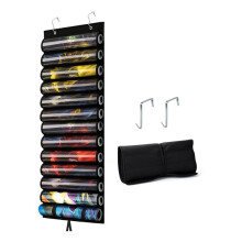 Playmat Tube Holder for with Tube Slot, Hangable Playmat Holder Storage Bag, Transparent PVC Protection