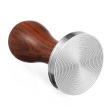 53mm Stainless Steel Espresso Tamper Flat Base for Enhanced Coffee Flavor and Professional Brewing