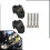 For  XSR900 2016-2024 Motorcycle Accessories Handlebar Riser Drag Handle Bar Clamp Extend Adapter Silver 7