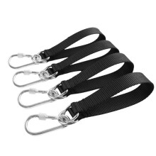 4 PCS Outdoor Tree Swing Straps Hanging Kit with 4 Carabiners, Tree Swing Hanging Kit for Kids and Babies Swing