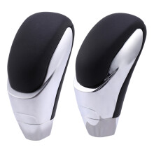 2 Pcs Car Gear Shift Knob Leather Gear Shift for 3 5 6 8 Lever Shifter Stick Matte & Glossy
