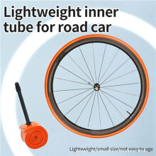 4Pcs Ultralight Bike Tpu Inner Tube 700 X 18-32C Road Bicycle Tire Tube Length 65mm Length French Super Light Tube
