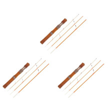 3X Ultralight Fishing Rod Carbon Fiber  Lure Pole Bait 1.5-9G  Wood Handle Fast Trout Fishing Rods
