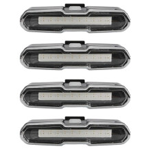 4X Luzes LED para Skate Luzes Longboard Luzes para Skate Se Encaixam em Qualquer Longboards Bikes Scooters Faróis ou Luzes Traseiras