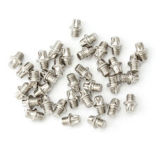 500 PZ Strada MTB Bici Pieghevole Pedale Anti-Slip Nail Viti di Ricambio Spilli Bulloni Bici Esagonale M4 Pedale Spille Viti Set Strada