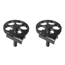 2X for Folding Bike Frame Round Hinge Lever C Buckle Clamp Set Tube Folding Buckle Aluminum Alloy C
