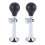 2x Tromba Trombetta Corno Avvisatore Per Bicicletta Bici 1