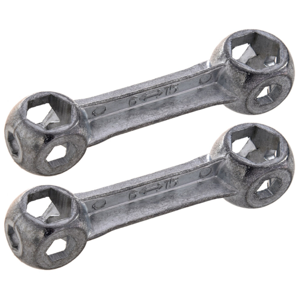 2X 10 In 1 Bicycle Dumbell Wrench Spanner Multifunction Bike Repair Tool 6Mm-15Mm 6033533225361