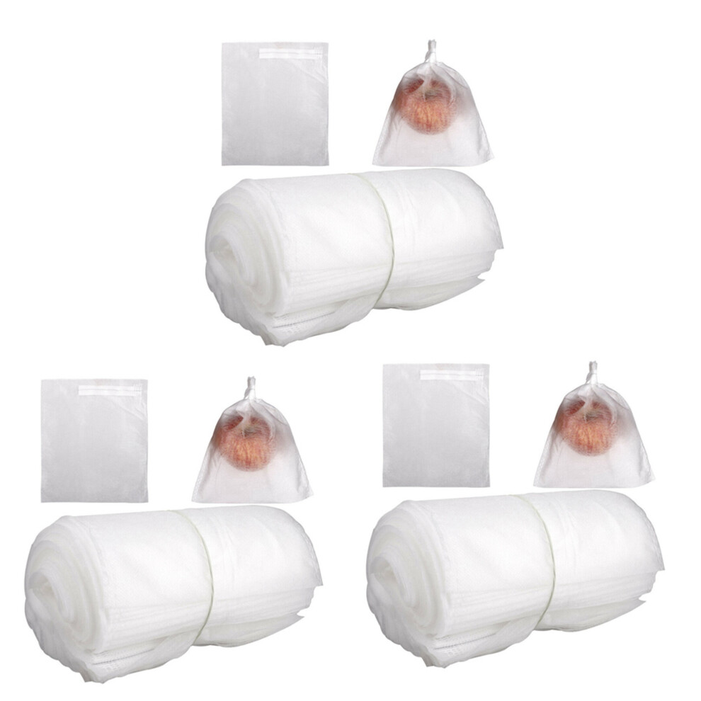 Typecat 300Pcs Garden Plant Fruit Cover Protect Net Mesh Bag Against Insect Bird Pest
