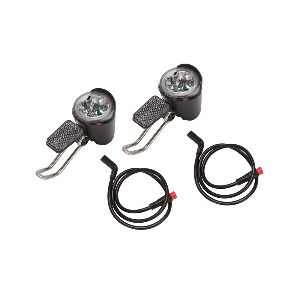 Photos - Climbing Gear 2X E-Bike LED Headlight 6V 12V 24V 36V 48V 60V Bicycle Light Waterproof Front Headlight Waterproof Connector (2 Pins)