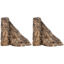 2X Camouflage Net Camouflage Net Shading Net Decoration Net Courtyard Cover Net Multi-Purpose Camouflage Net 3 x 4M