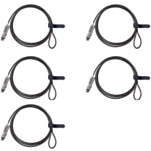 5X 4 Blocco Universale del Cavo di Sicurezza per Laptop USB Digital Lock per Computer
