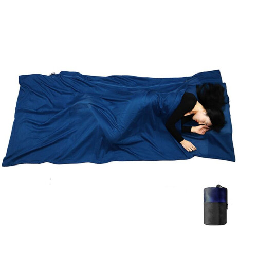 4X Saco de Dormir de Microfibra Forro de Viagem Saco de Cama Leve Forro de Saco de Dormir para Adultos,36X87 Polegadas 2