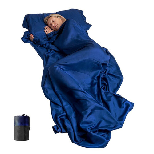 4X Saco de Dormir de Microfibra Forro de Viagem Saco de Cama Leve Forro de Saco de Dormir para Adultos,36X87 Polegadas 1
