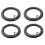 4X Tubo Interno para Scooter de 8 Polegadas 8X1 1/4 com Válvula Dobrada para Bicicleta Dobrável Elétrico/Tubo de Scooter a Gás 2