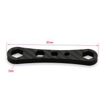 2X Bicycle Carbon Fiber Wrench 4 6 8 10 11mm Hex Tool Bike Repair Tool for  MTB Road Bike