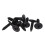 8PCS Car Mud Flap  Mudguard Front Rear Guard Set for  Fiesta 2