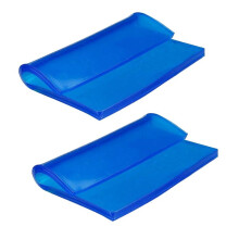 2Stück 2CM Blau Motorrad Universal Sitz Kissen Gel Pad Cool Pad Stoßdämpfungs Matte DIY Cut Kissen A