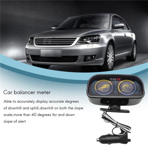 Euro Typer 2X Car Adjustable Compass Balancer Slope Meter Tachometer 1