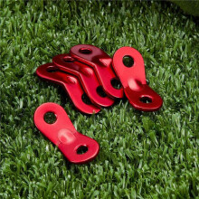 90 Pcs Aluminum Alloy Rope Cord Adjuster,Tent Tensioners Rope Adjuster Tent Rope Adjusters Red