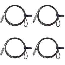 4X 4 Digital Universal Lock USB Laptop Security Cable Lock for Computer