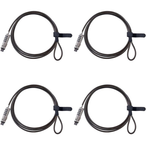 4X 4 Digital Universal Lock USB Laptop Security Cable Lock for Computer