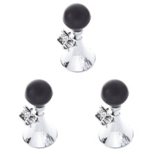 3X Black Rubber Bulb 21mm Dia Handlebar Bike Bicycle Air Horn Bugle Trumpet