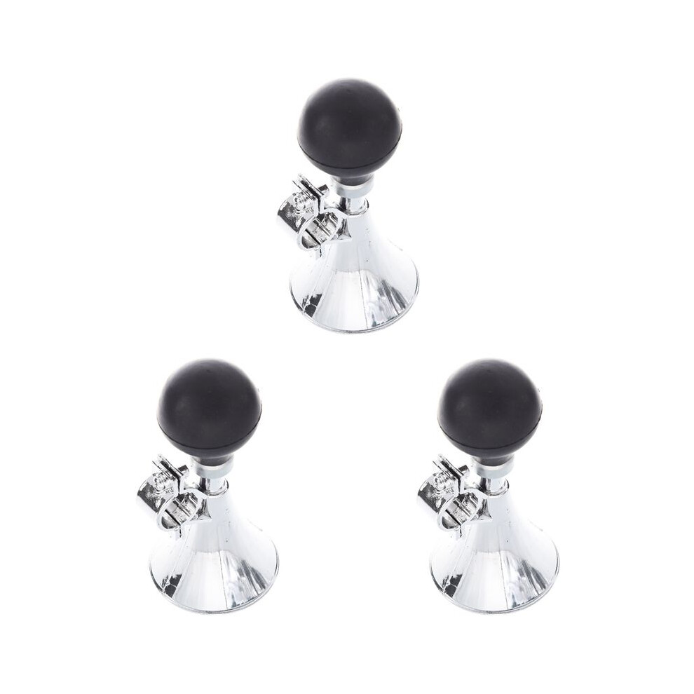 3X Rubber Bulb 21Mm Dia Handlebar Bike Bicycle Air Horn Bugle Trumpet Black